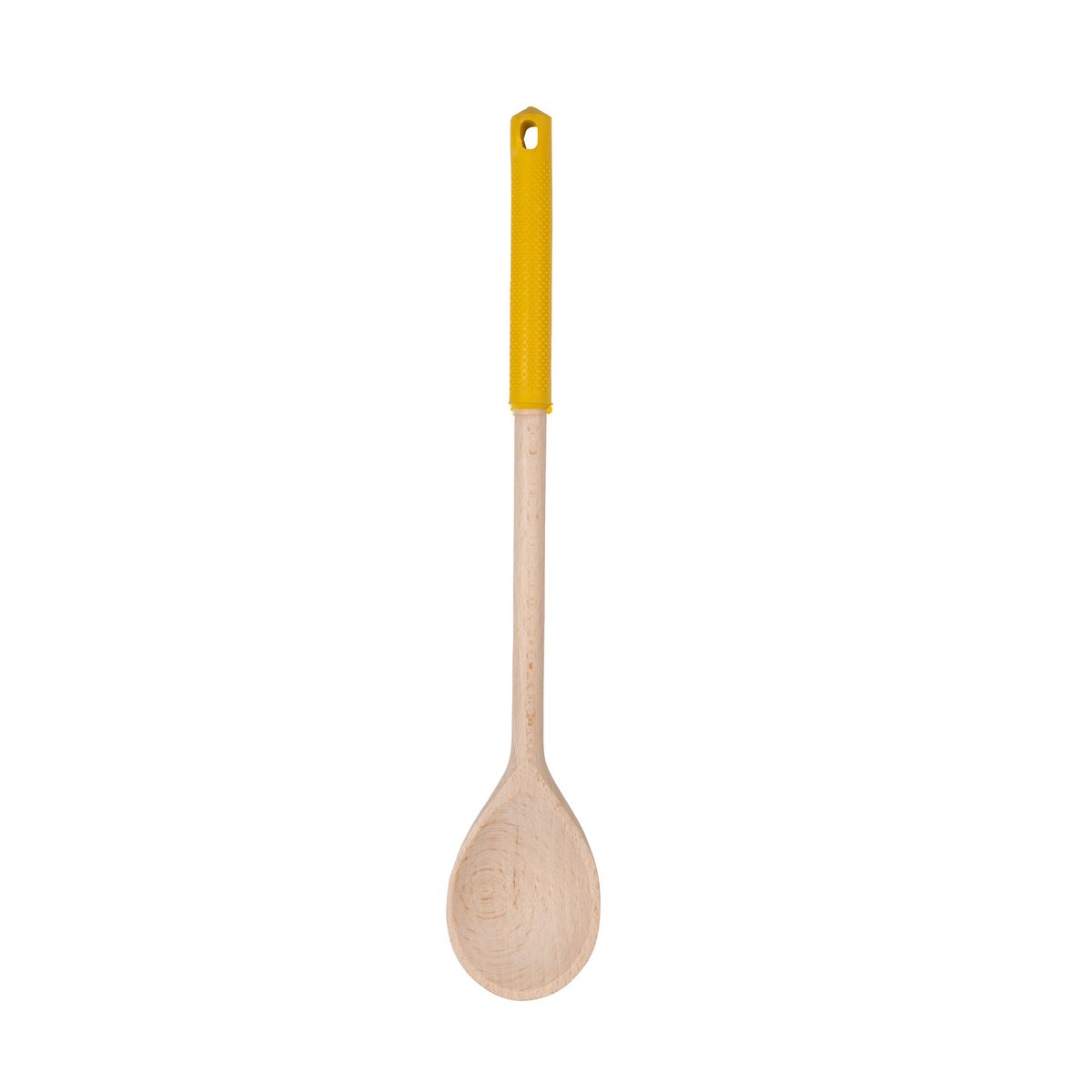 Cuillère de cuisine en bois avec manche en silicone coloré  Wood Edition Fackelmann - Mathon - 1