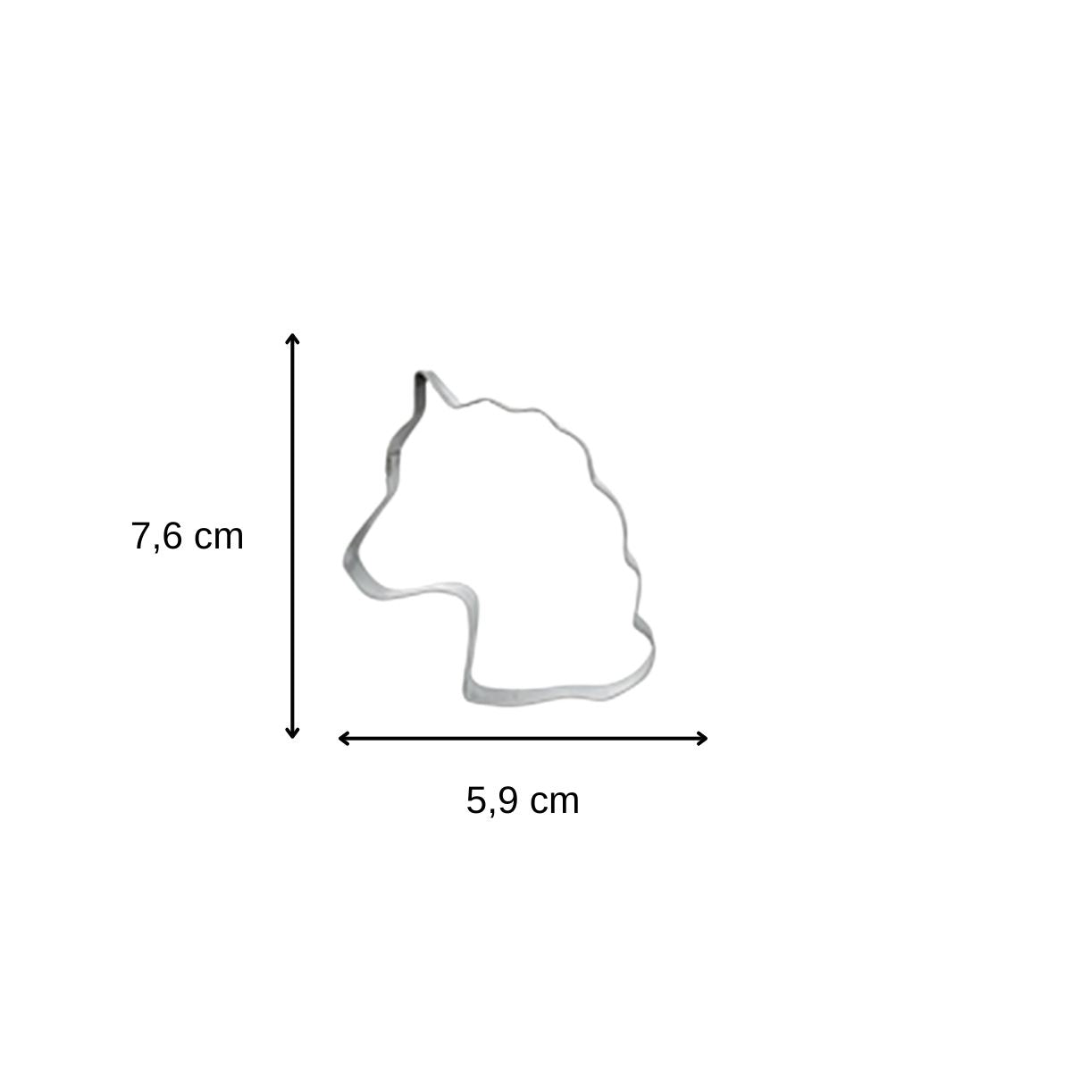 Set de 4 emporte-pièces licorne Zenker Emporte-pièces Zenker - Mathon - 5