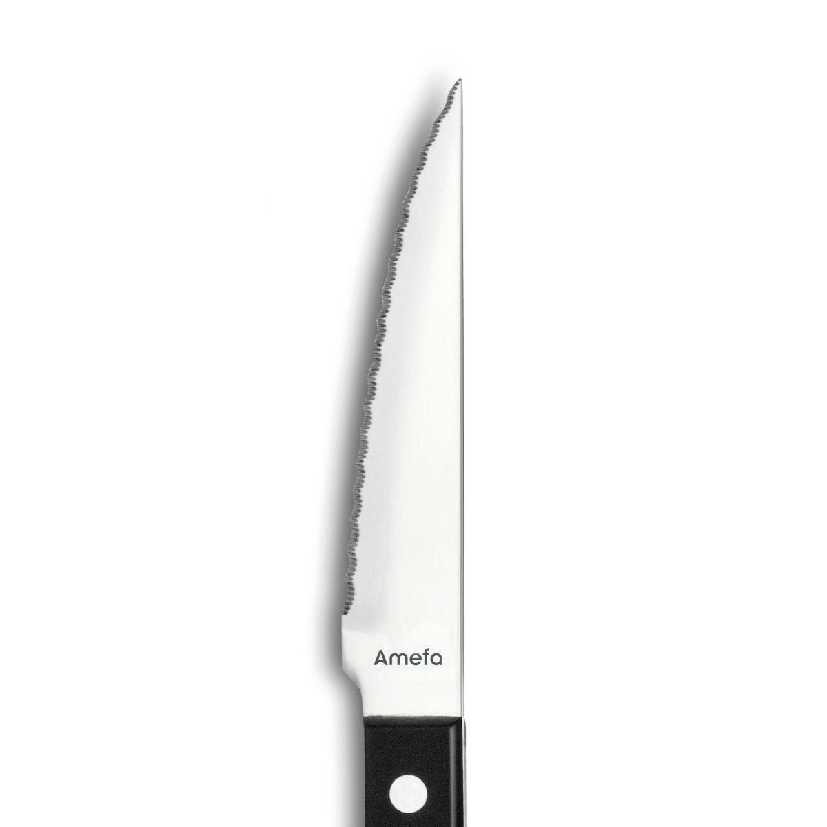 Steak Pizza Noir - Coffret de 6 couteaux steak Amefa - Mathon - 3