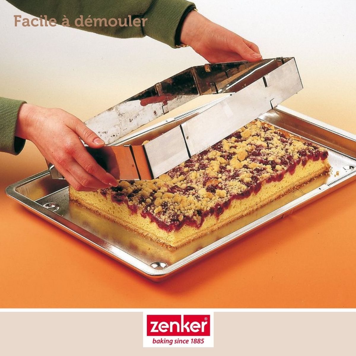 Cadre à gâteau réglable 27 à 52 cm Zenker Smart Pastry Zenker - Mathon - 5