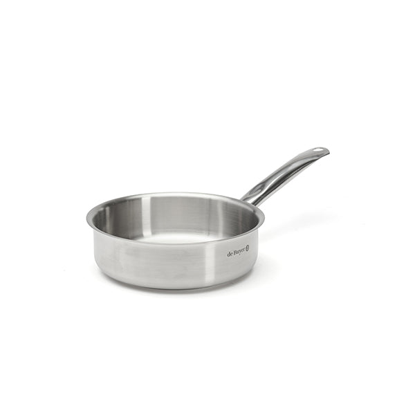 Sauteuse bord droit inox 20 cm Prim