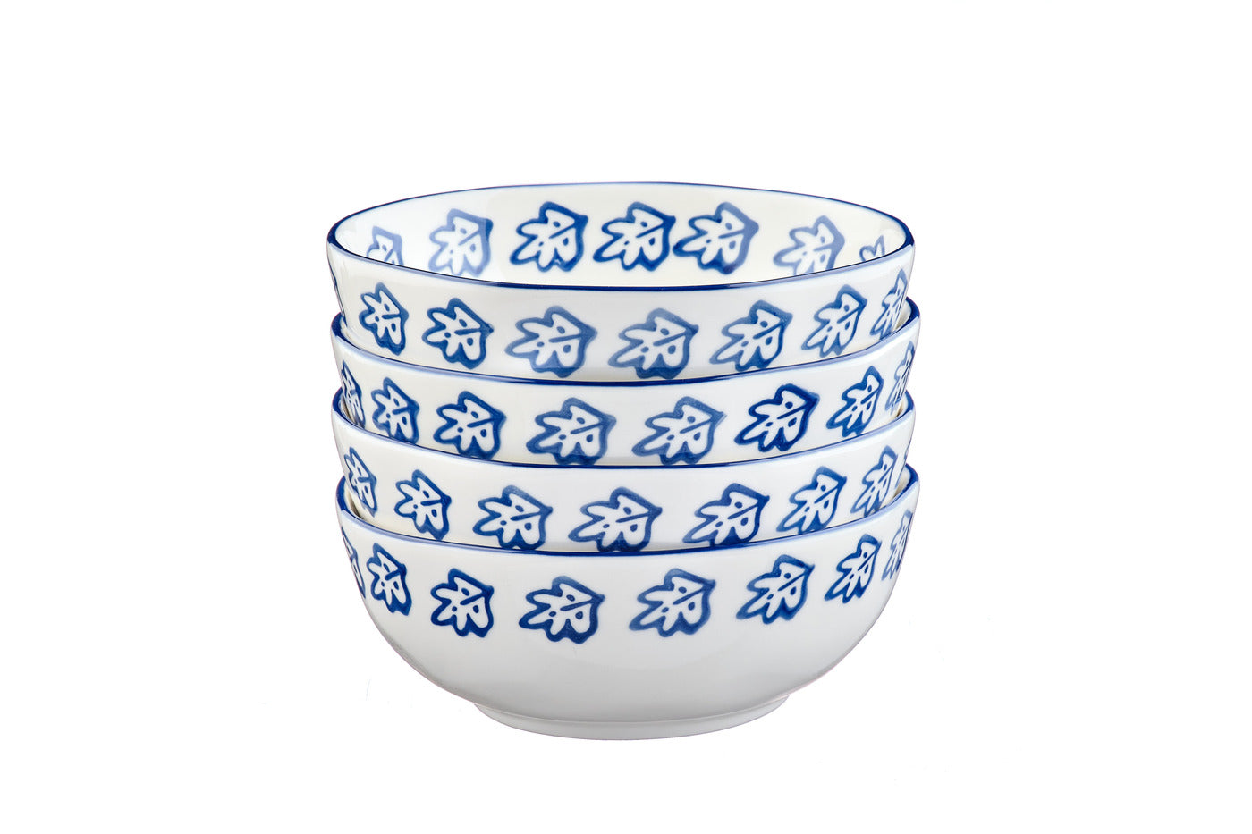 Lot de 4 bols moyens en porcelaine de haute qualité (grade a), peinte à la main blanc D17.5 Björn - Mathon - 3