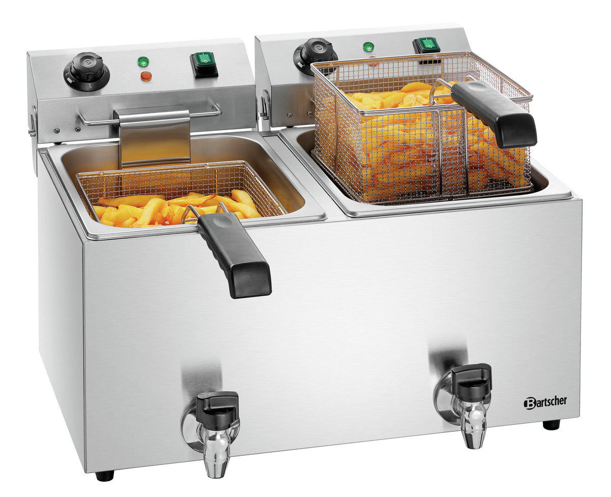 Friteuse Professionnelle Snack IV Plus - 2 x 5,5 Litres - Bartscher - Mathon - 1