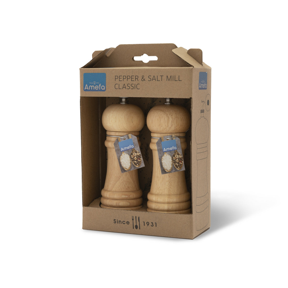 Marius Bois - Duo de moulins poivre & sel Amefa - Mathon - 5
