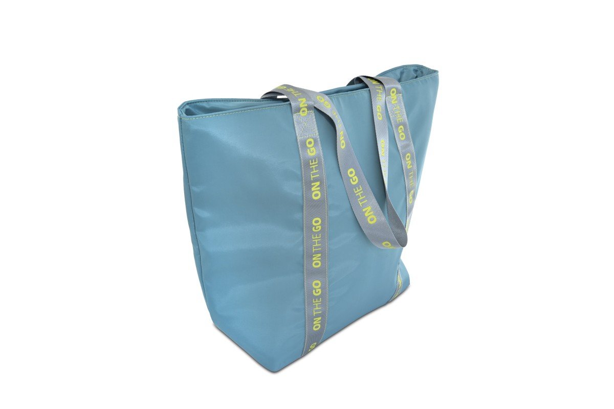 Shopper Sac à lunch On the go Néon Turquoise Iris Barcelona - Mathon