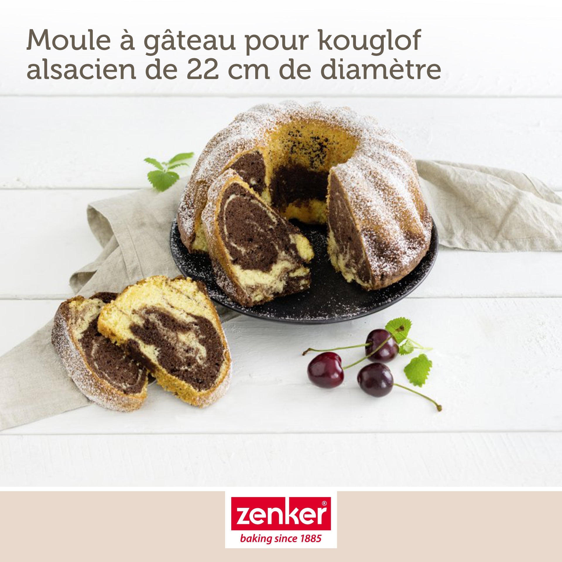Moule à kouglof 22 cm Zenker Black Metallic Zenker - Mathon - 4
