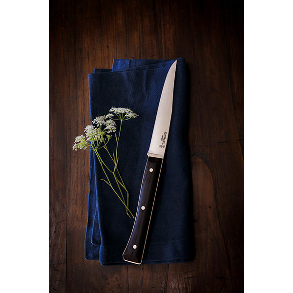 Coffret de 4 couteaux de table à lame lisse Facette frêne sombre Opinel - Mathon - 6