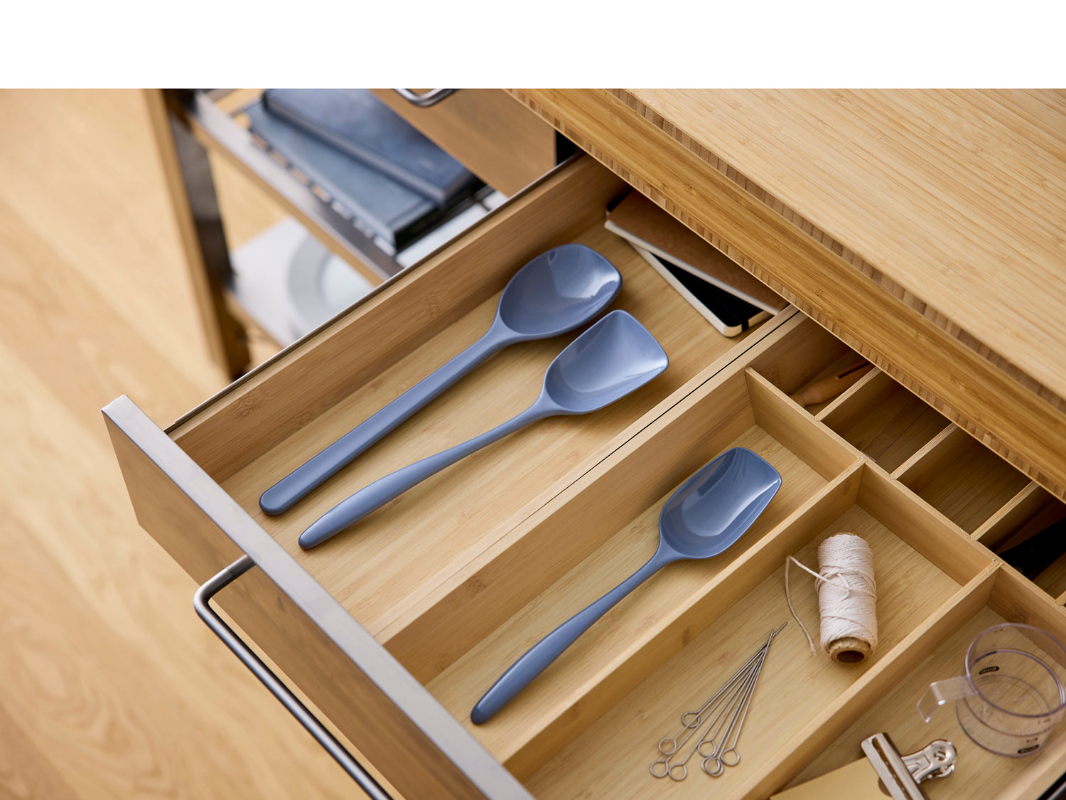 Ensemble de cuillères NEW CLASSIC en durostima® Bleu pastel Rosti - Mathon - 3