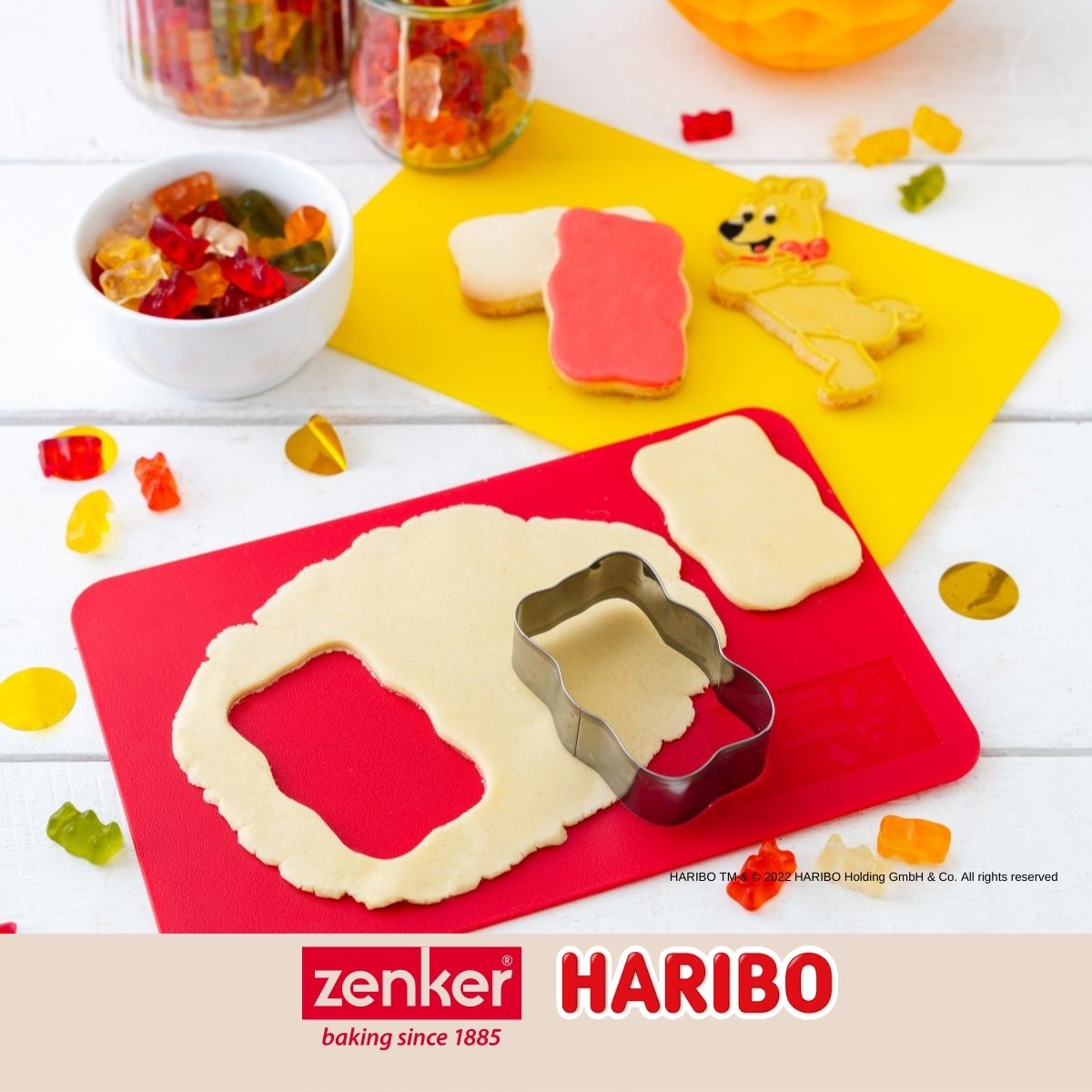 Lot de 2 planches à découper en plastique 24,5 x 16 cm Zenker Haribo Zenker - Mathon - 2