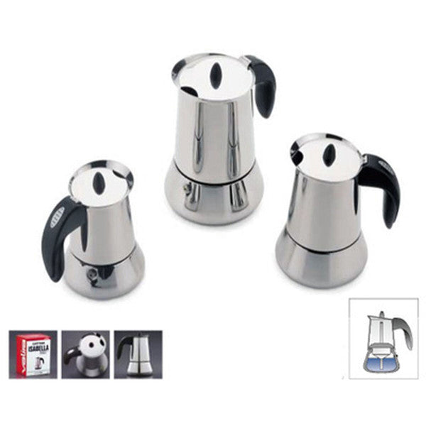 Cafetière Italienne Valira Isabella 4t Acier Inoxydable (4 Tasses) Valira - Mathon - 2