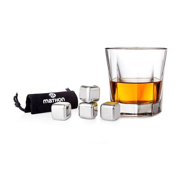 Set 4 glaçons magiques rafraîchissants en inox Mathon - Mathon - 1