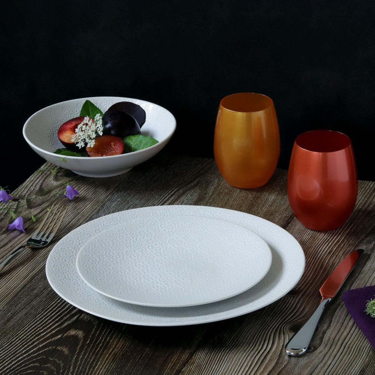 White Japan - Assiette dessert 20.5 cm (lot de 6) Médard de Noblat - Mathon - 4