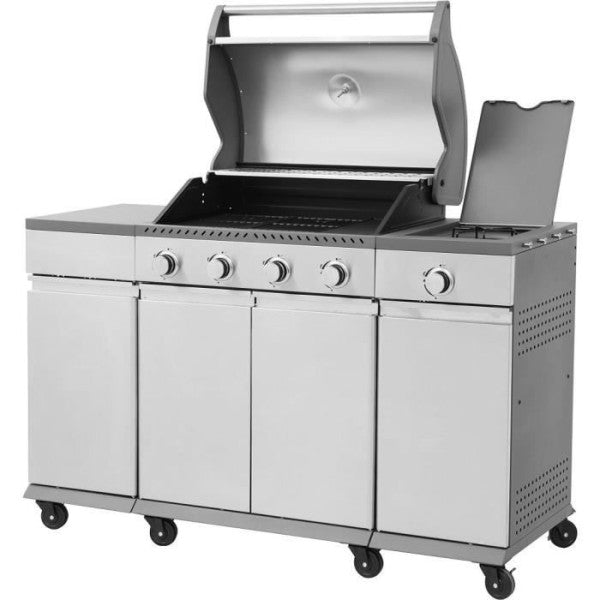 Barbecue A Gaz - Cooking Box - Brisbane - Cuisine Inox - 142 X 57 X 11 Cookingbox - Mathon - 3