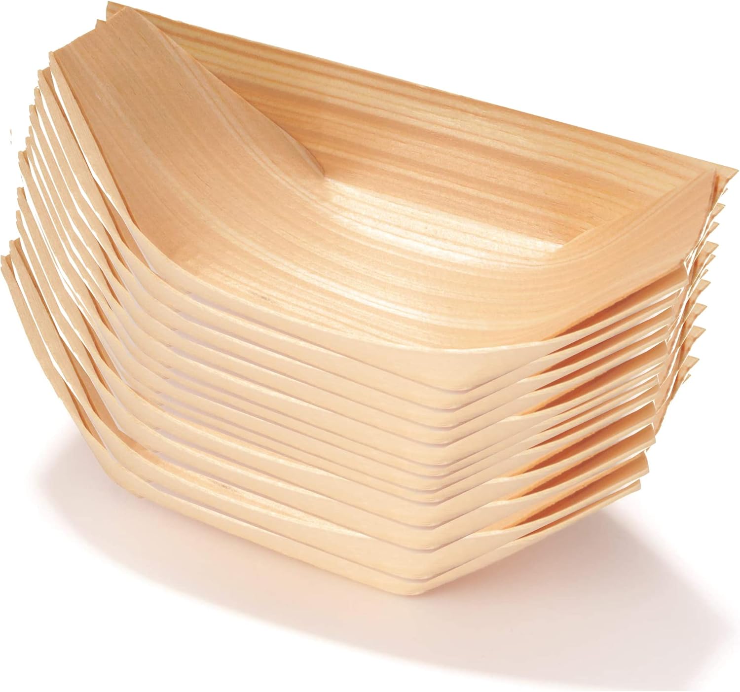 Plateau rond en bois de pin pour snacks et présentation Vendos85 - Mathon