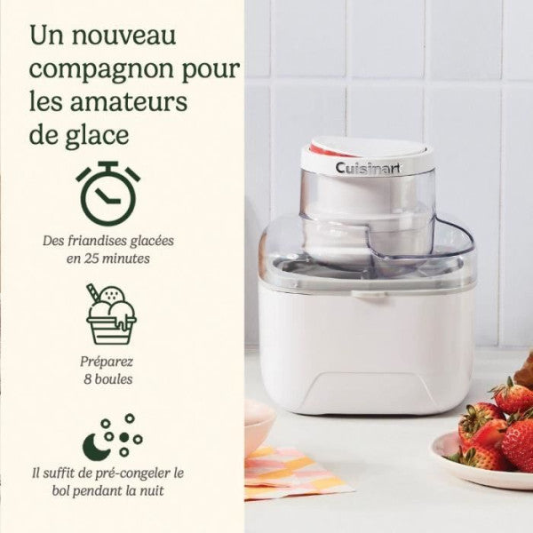 Machine A Glace - Sorbetiere   - Cuisinart - Icem10e - 12 W - 475 Ml - Cuisinart - Mathon - 2