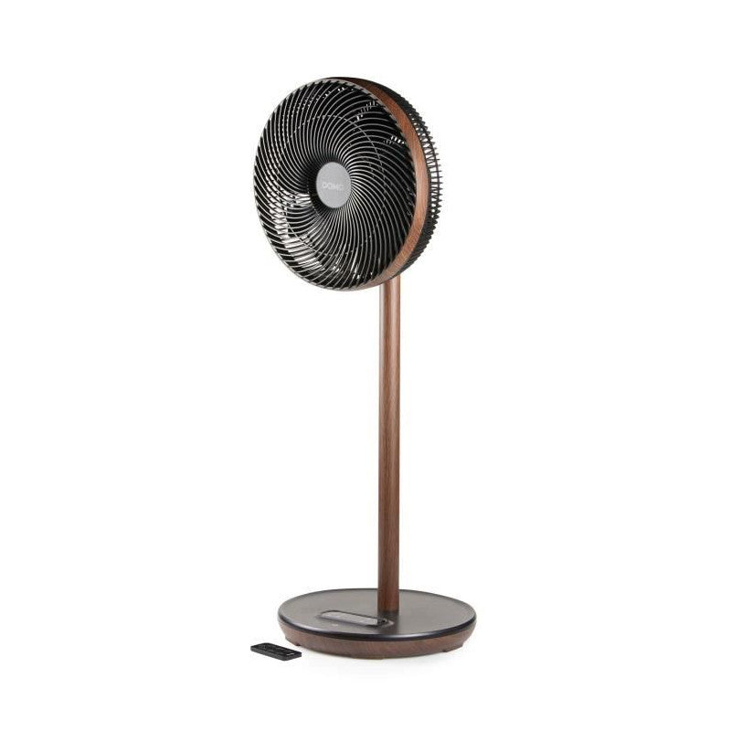 Ventilateur Sur Pied - Domo - 26 W - Bois - Eco Consommation - Silencieux - 9 Vitesses - Affichage Led - Télécommande Inclus Domo - Mathon - 1