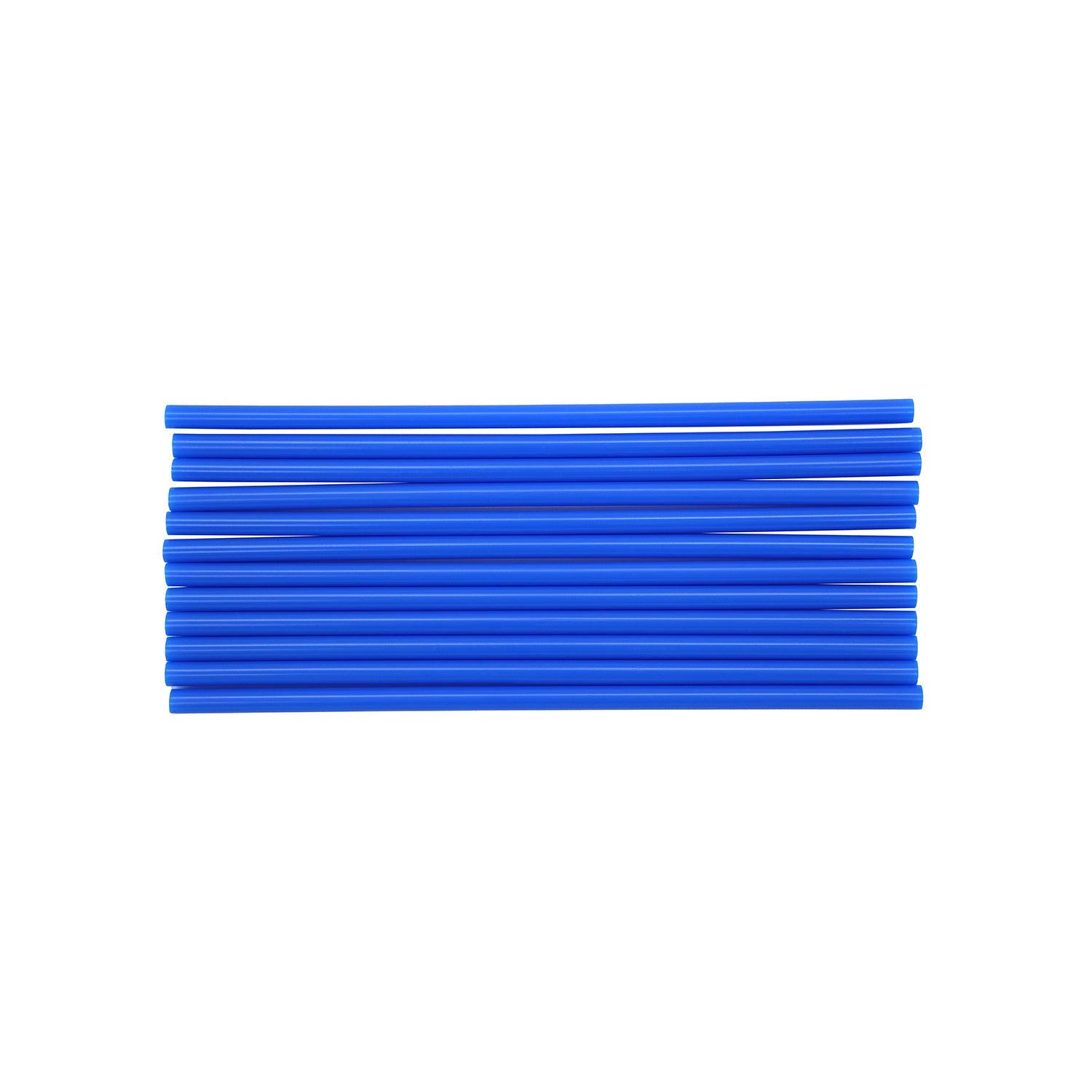Lot de 12 pailles bleu en plastique 23 cm  Bar Concept Fackelmann - Mathon - 1