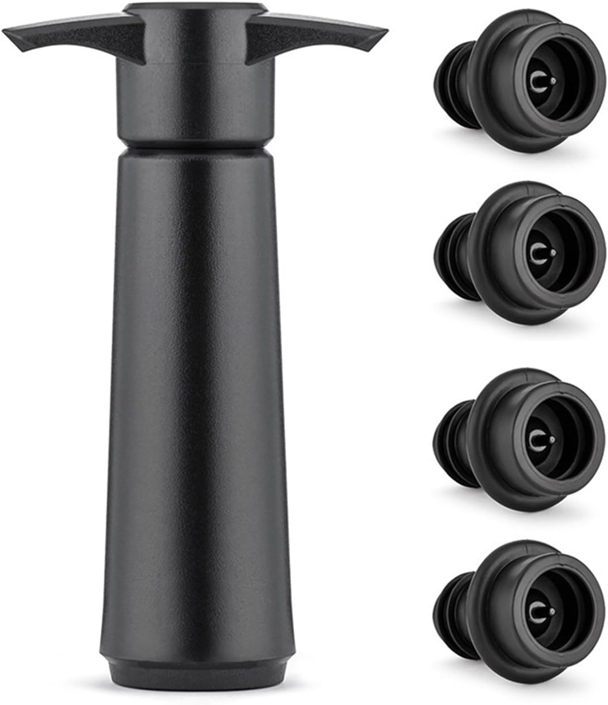 Pompe à Vide pour Vin avec 4 Bouchons Vendos85 - Mathon