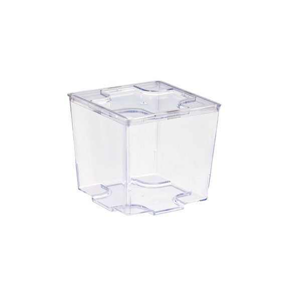 20Pcs - Verrine plastique PS transparente "Kara"  45x45x43mm 60ml FirstPack - Mathon - 1