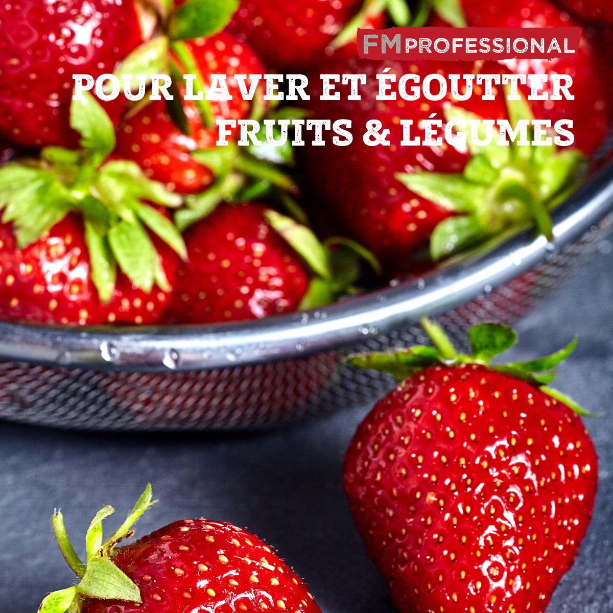 Passoire inox XL 24 cm FM Professional - Mathon - 6