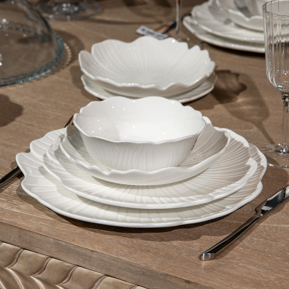 Assiette plate Ginkgo 25,5 cm (lot de 6) Table passion - Mathon - 4