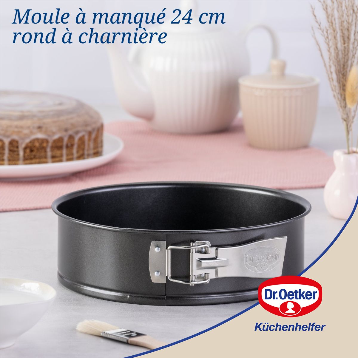 Moule à manqué à charnière 24 cm  Tradition Dr. Oetker - Mathon - 2