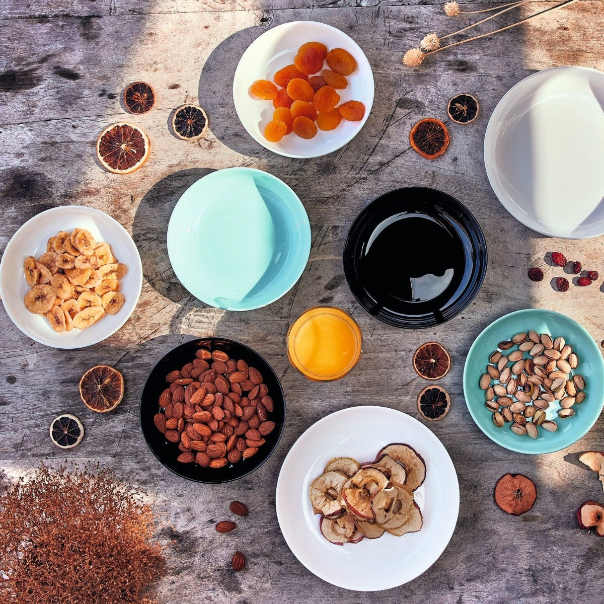Assiette à couscous noire 25 cm Friend