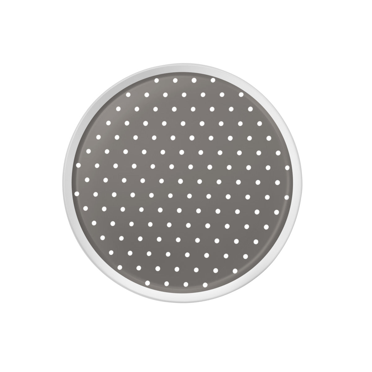 Plumetis Gris - 6 assiettes apéritif Médard de Noblat - Mathon - 1