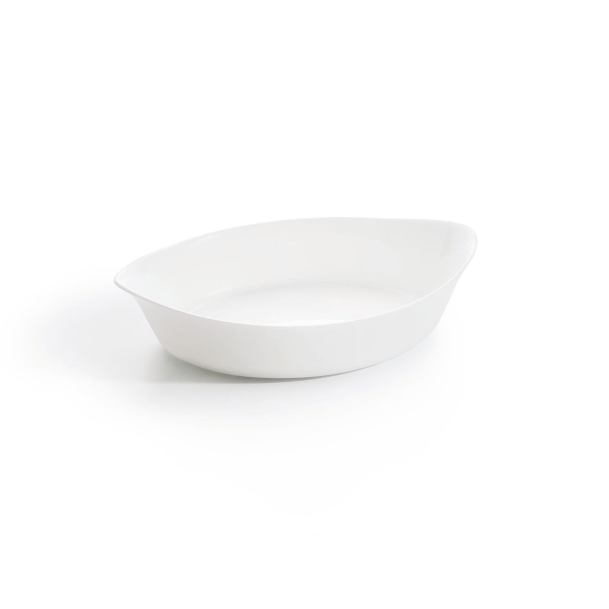 Plat à four ovale blanc 29X17cm Smart Cuisine Carine 250°C  - Luminarc - Opale culinaire extra léger et résistant Luminarc - Mathon
