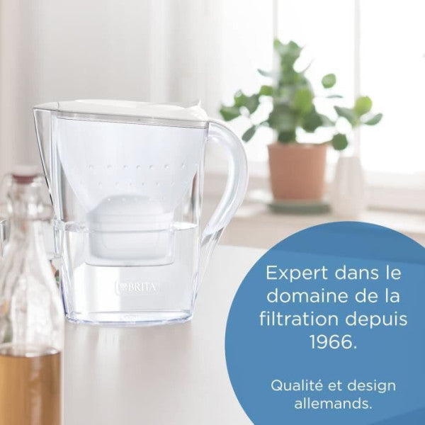 Carafe Filtrante Brita - Marella Graphite - Capacité 2,4l Dont 1,4l D