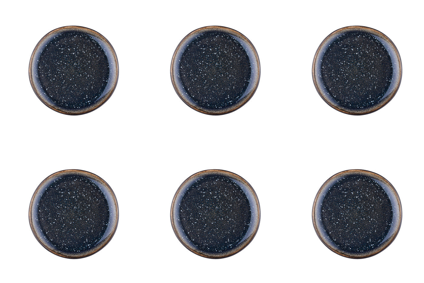 Assiette IRIS Ø16cm - 6 pièces - Bleu nuit Björn - Mathon - 1