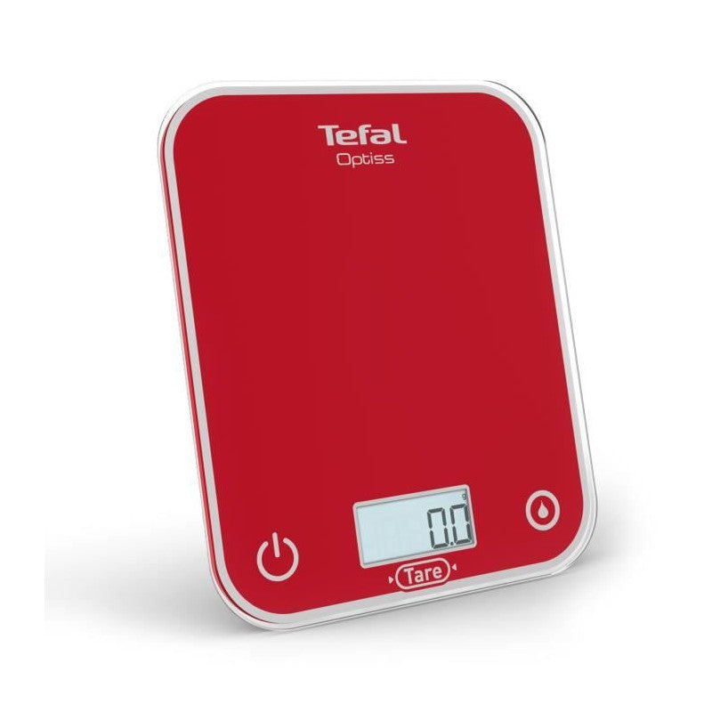 Optiss Balance De Cuisine électronique, écran Rétroéclairé, Résistance Aux Rayures, Capacité De 5 Kg, Framboise Bc5 Tefal - Mathon - 1