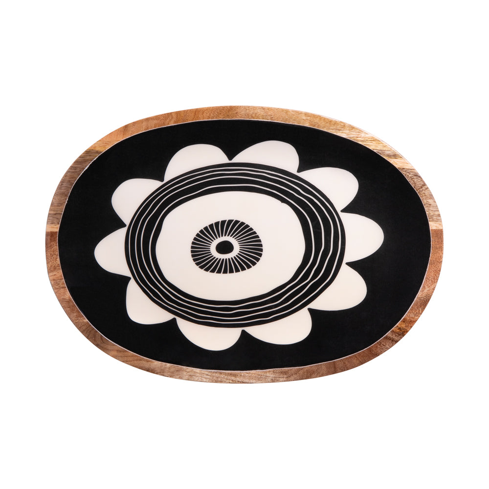 Plat ovale Zanzibar 40x28 cm Table passion - Mathon - 1