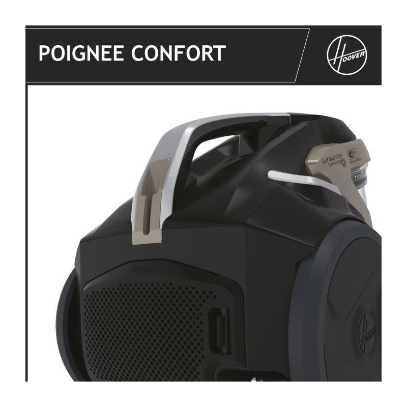 Aspirateur Traineau Sans Sac -   - Hp720pet - 850 W - 68 Dba - Cassette 2 L - Spécial Parquet Et Animaux Hoover - Mathon - 6