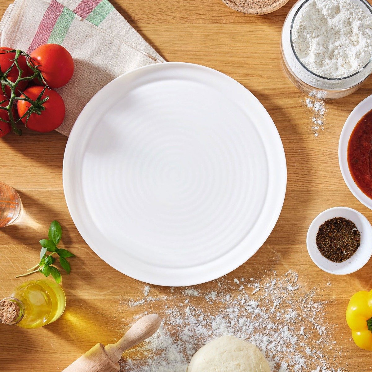 Assiette à Pizza  32cm Smart Cuisine Carine  - Luminarc Luminarc - Mathon - 4