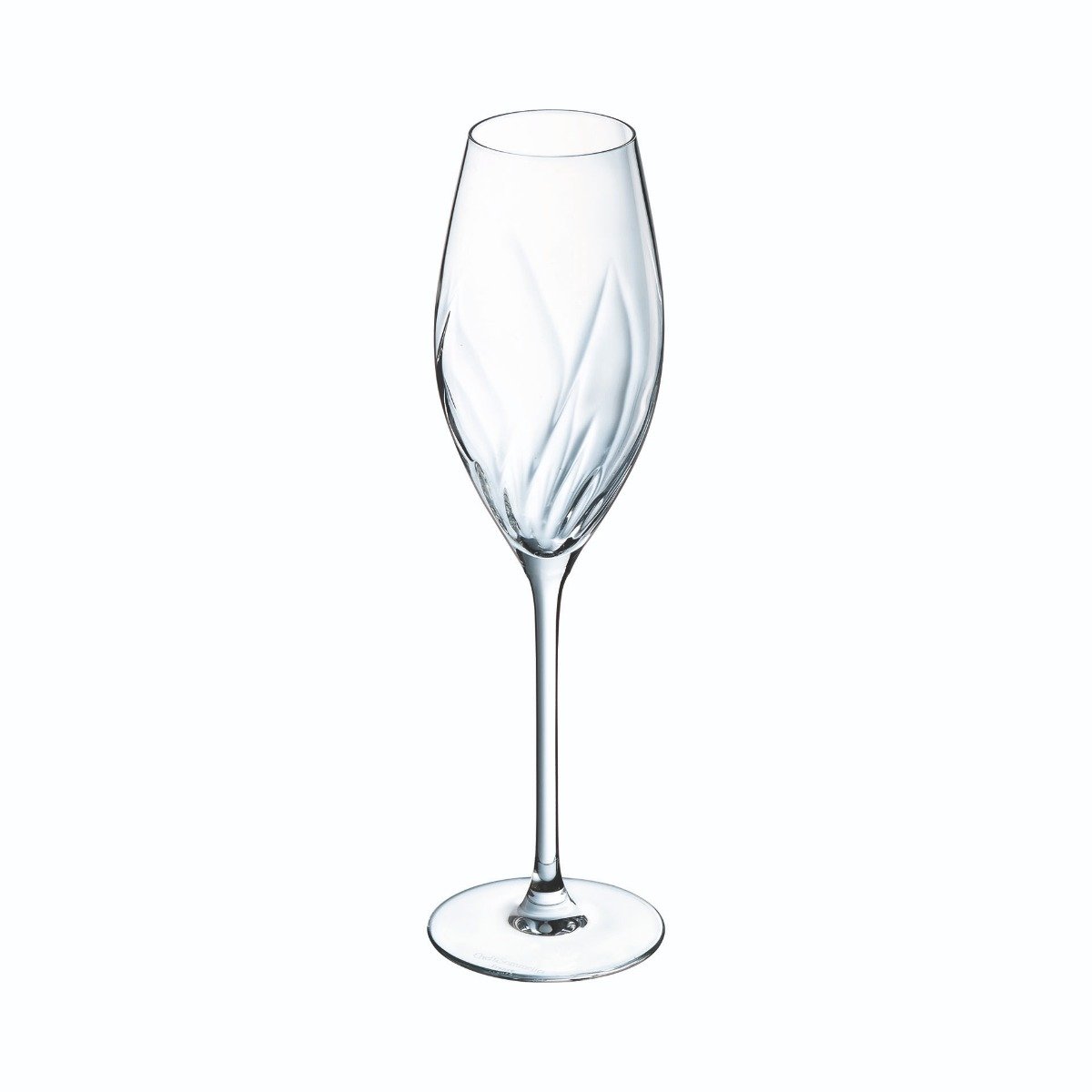 4 flûtes 24 cl Swirly - Cristal d