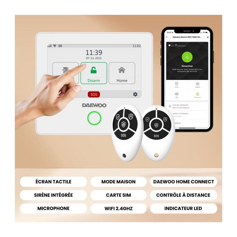 Wireless Motion Sensor Pet Immune Wps301 Daewoo - Mathon - 5