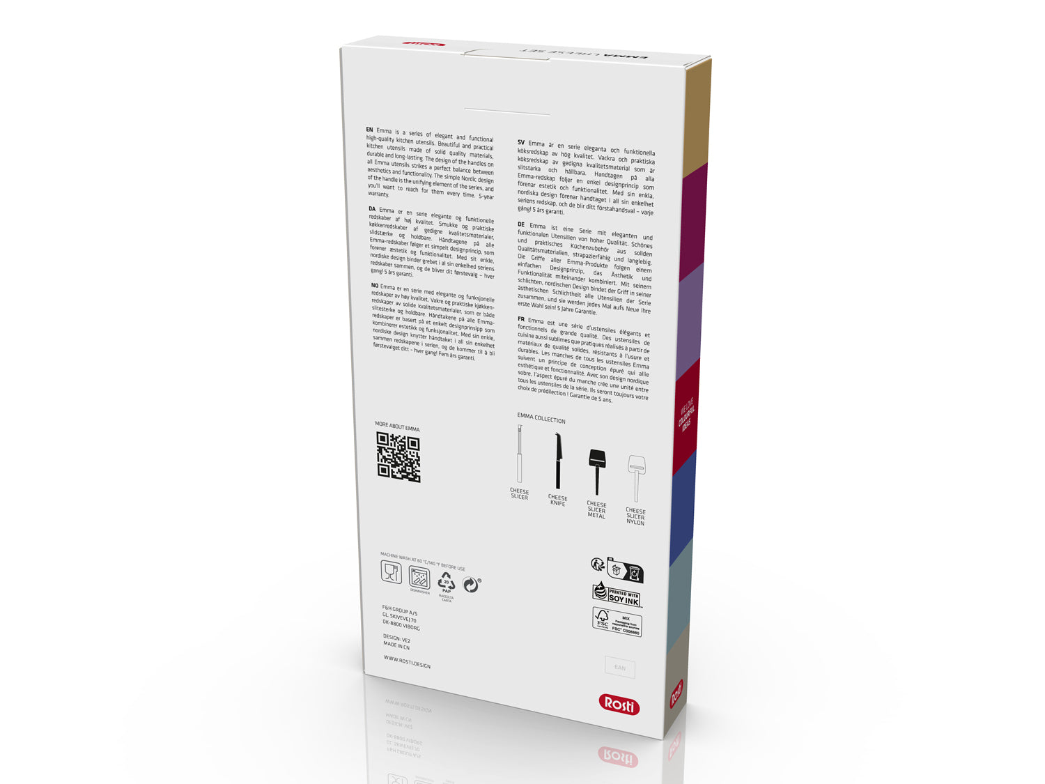 Service à fromage 2 pièces EMMA Humus Rosti - Mathon - 3