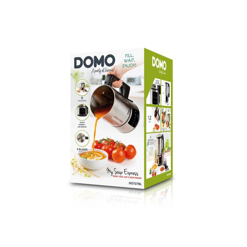 Blender chauffant domo - 6 programmes - inox Domo - Mathon - 4