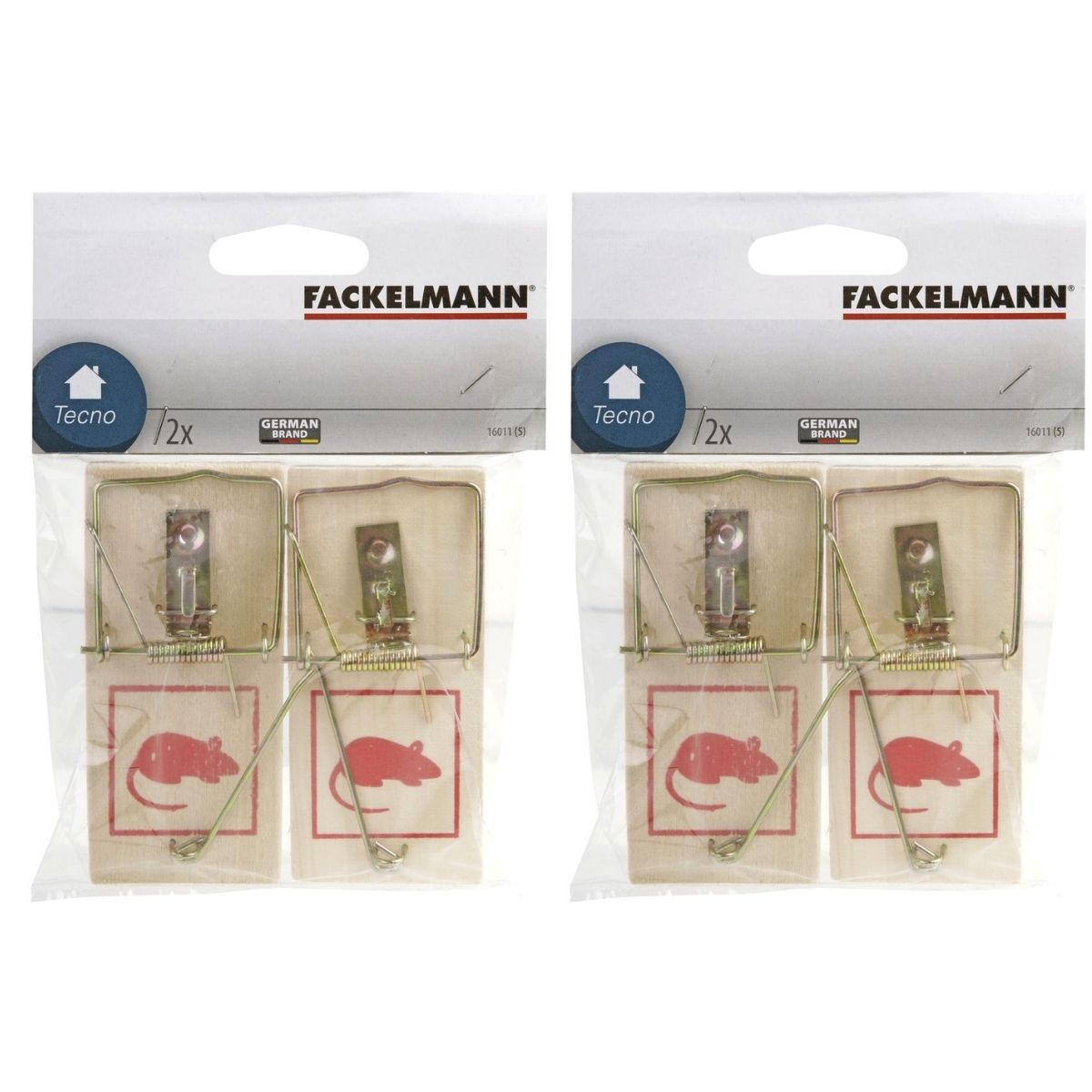 Lot de 2 packs de 2 pièges à souris 16011  Tecno Fackelmann - Mathon - 5