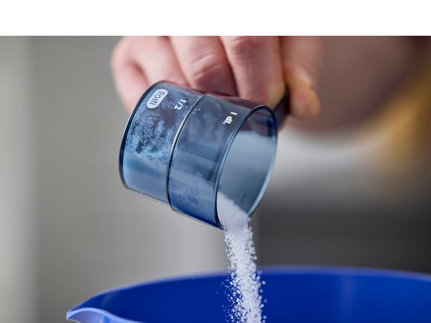 Verre doseur MENSURA en SAN Bleu pastel Rosti - Mathon - 6