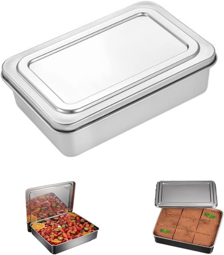 Moules à Gâteau Carrés en acier inoxydable Vendos85 - Mathon