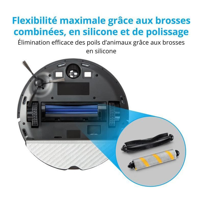 Medion X50 Sw - Robot Aspirate0ur Laveur Avec Station De Vidange - Navigation Laser - Puissance 8000 Pa - Zones No Go & Go Medion - Mathon - 4