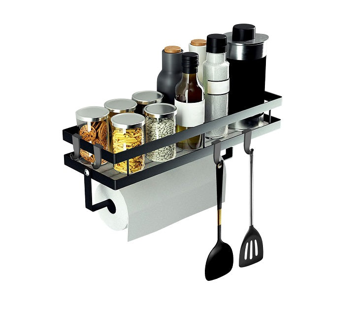 Étagère à Épices Murale Adhésif Sans Perçage avec Crochet Vendos85 - Mathon