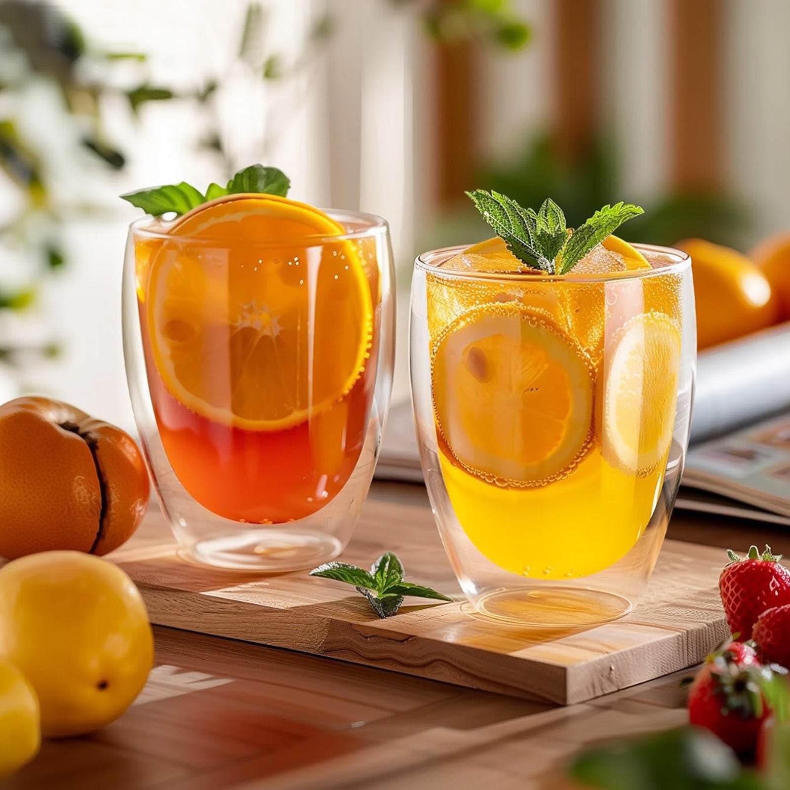 Lot 2 Verres Boissons 350ml Cheffinger - Mathon - 2