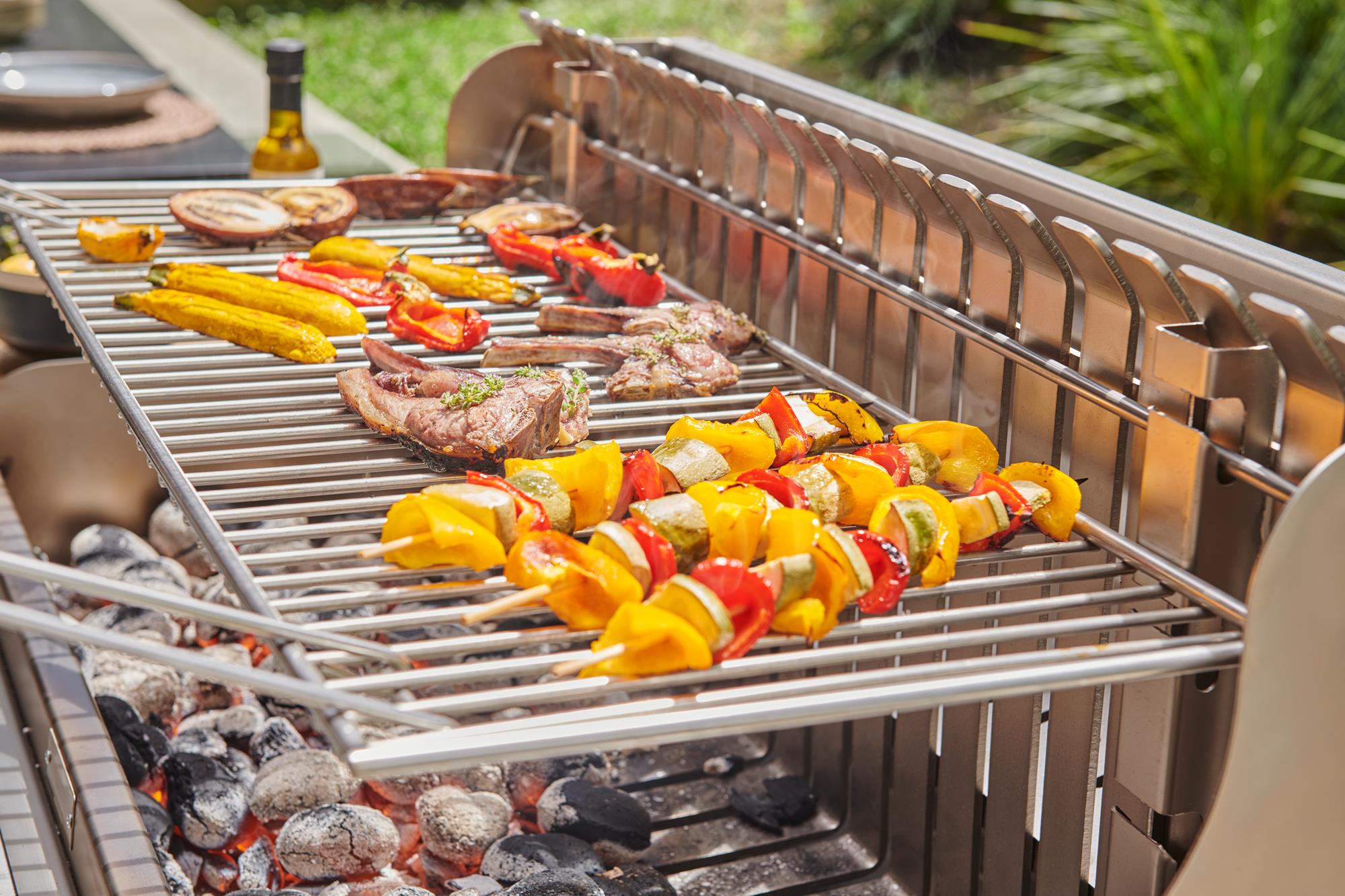 Barbecue Irissarry Inox 78*32 Sur Chariot Le Marquier - Mathon - 4