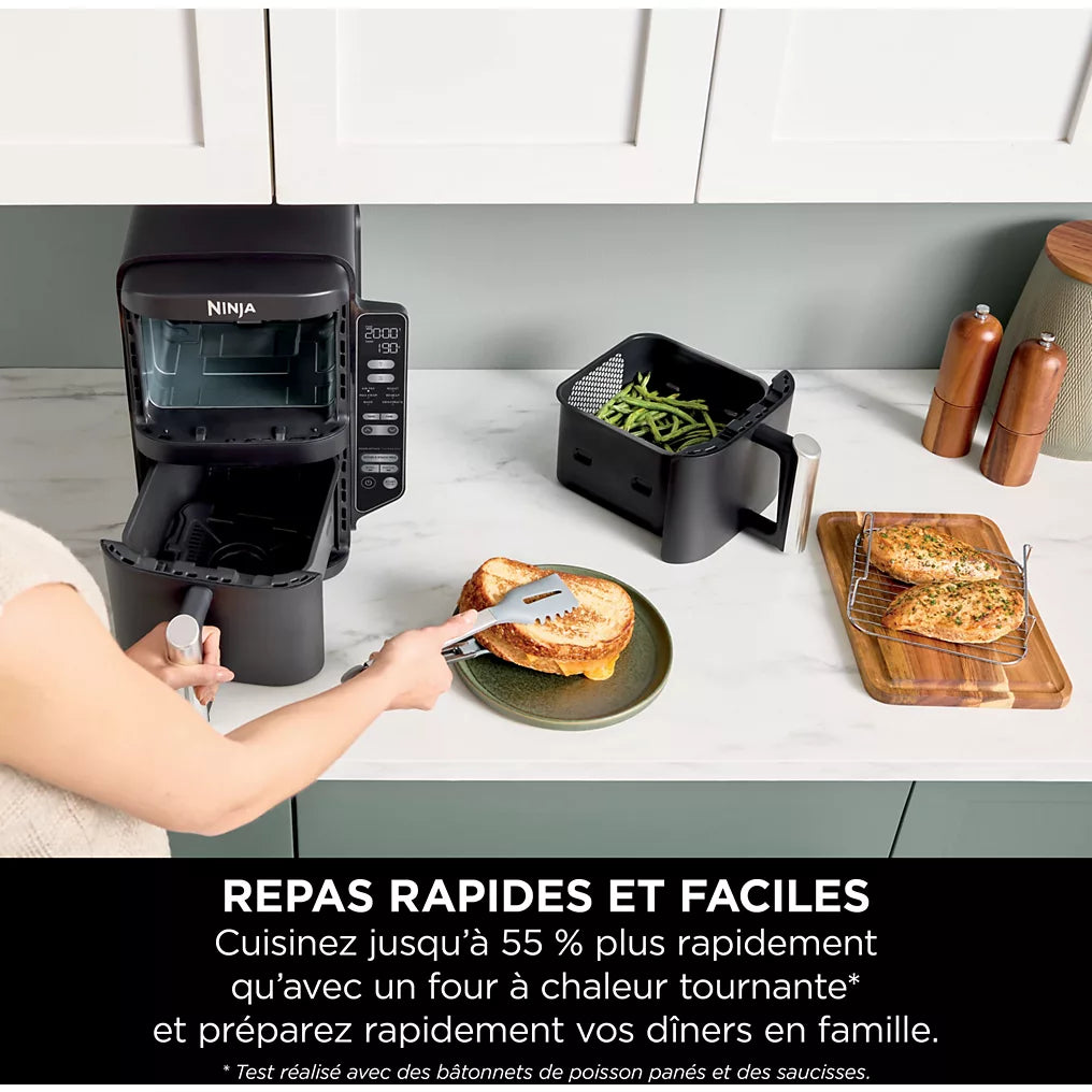 Friteuse Sans Huile - Ninja - Sl300eu - Double Stack - 7,6 L Ninja - Mathon - 5