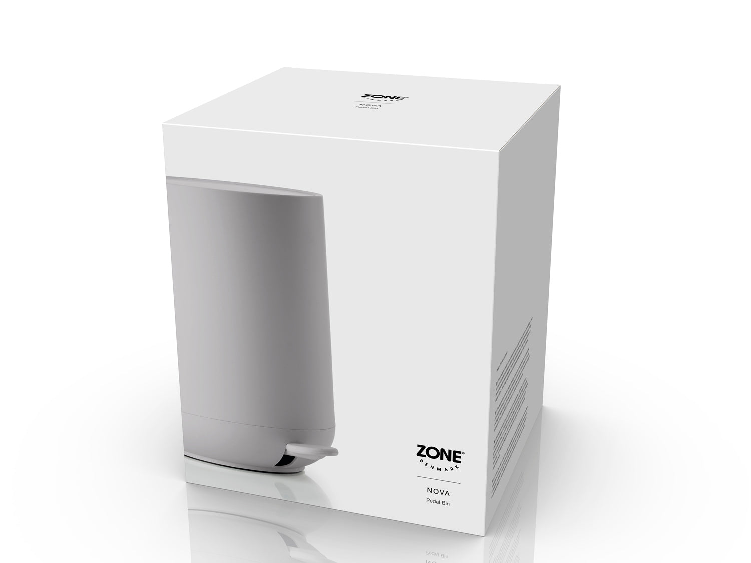 Poubelle à pédale NOVA en abs Gris clair Zone Denmark - Mathon - 3