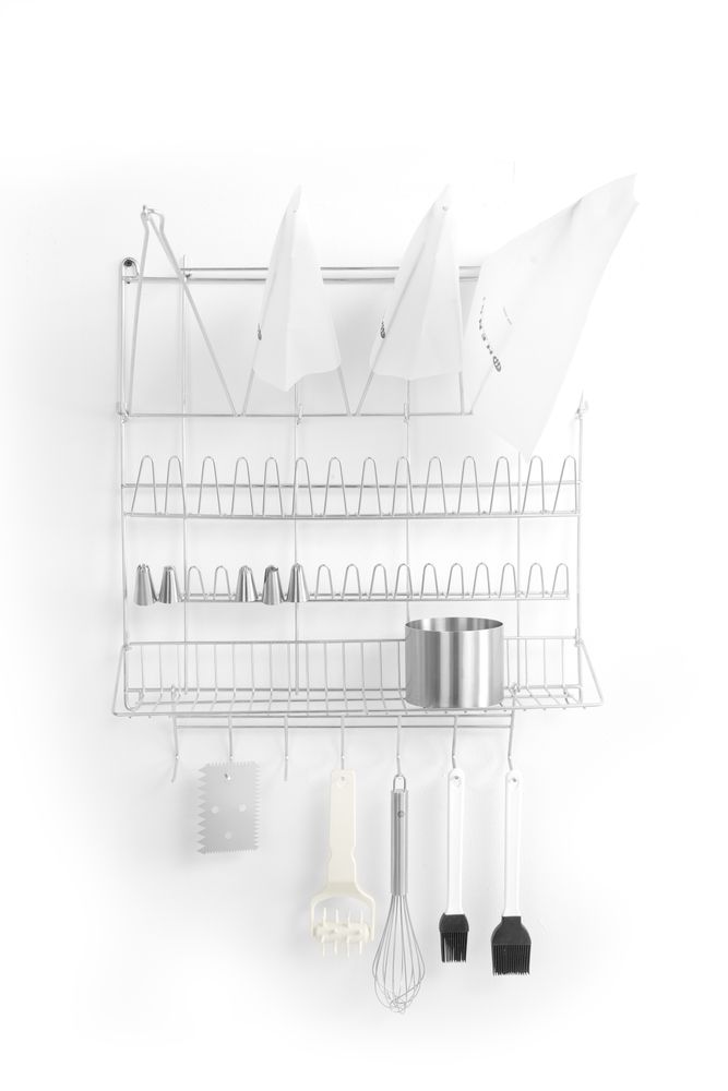 Support murale pour poches pâtissier et douilles 500x360x(H)560 mm - Hendi HENDI - Mathon - 2