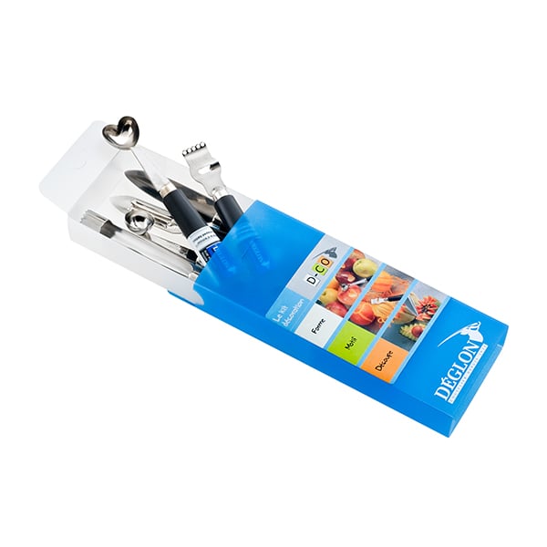 Set 6 ustensiles de décoration culinaire Déglon - Mathon